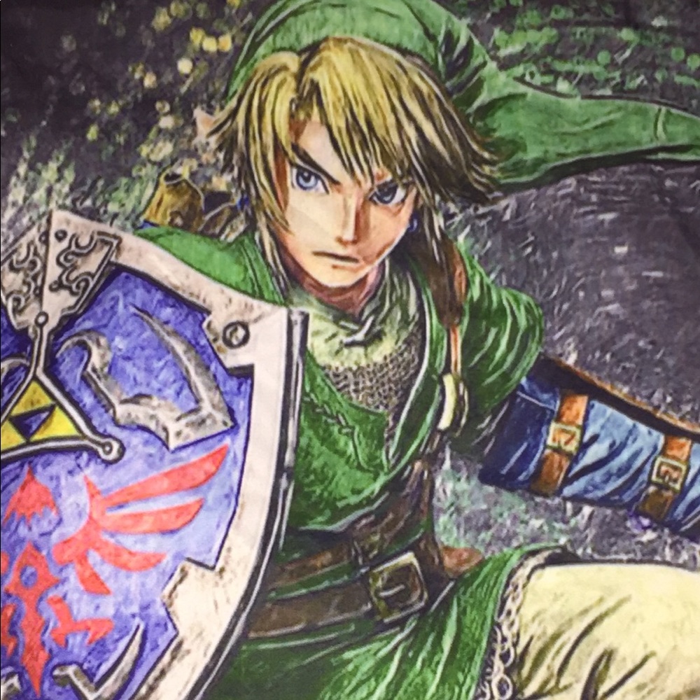 Legend of Zelda pillow case for a throw pillow